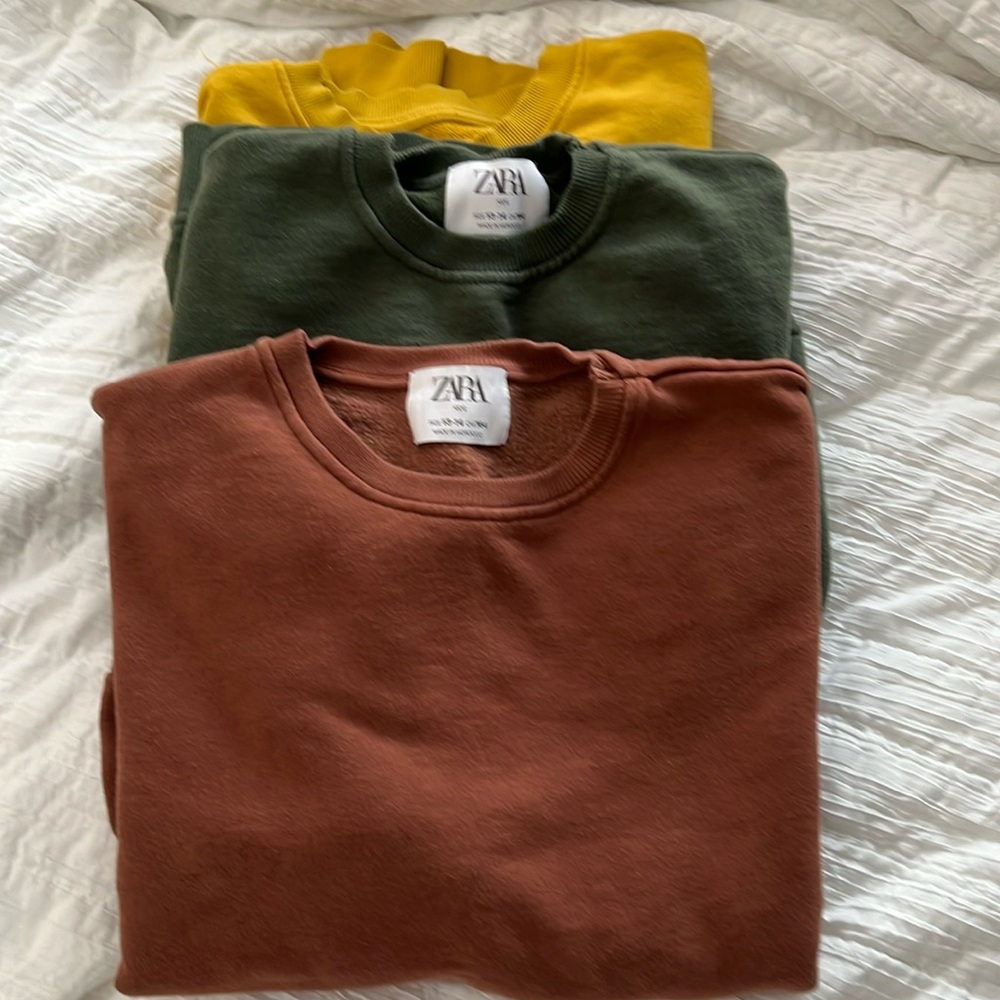 Zara sweatshirts